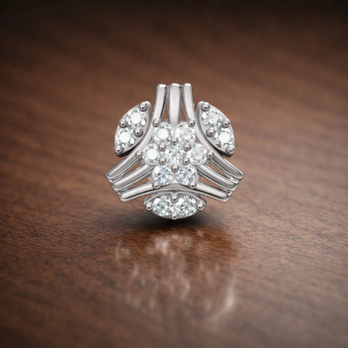 Floral Silver Stud Earrings for Women | 925 Sterling Silver Stud Earring